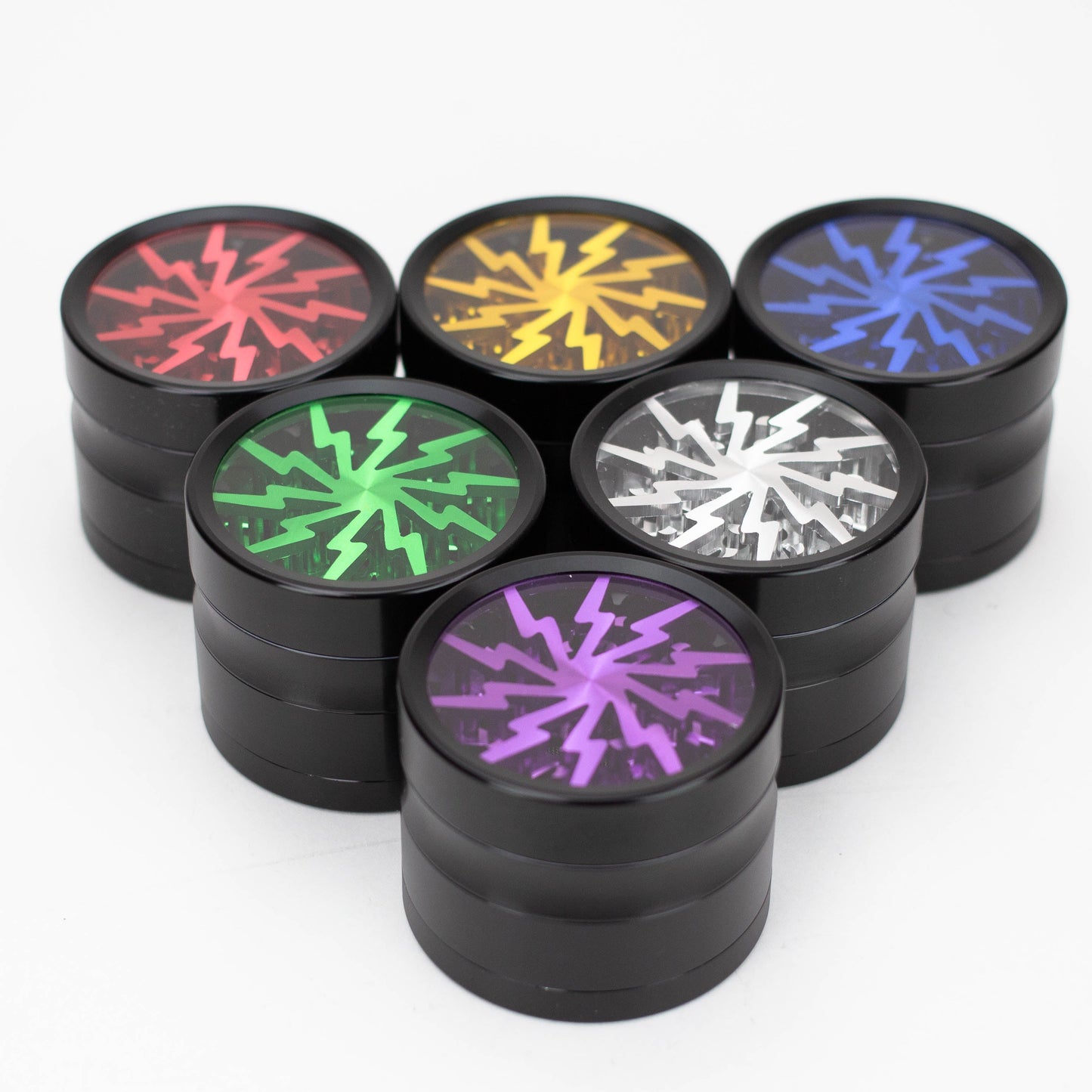 Spark Aluminum 4 Parts grinder with color acrylic window
