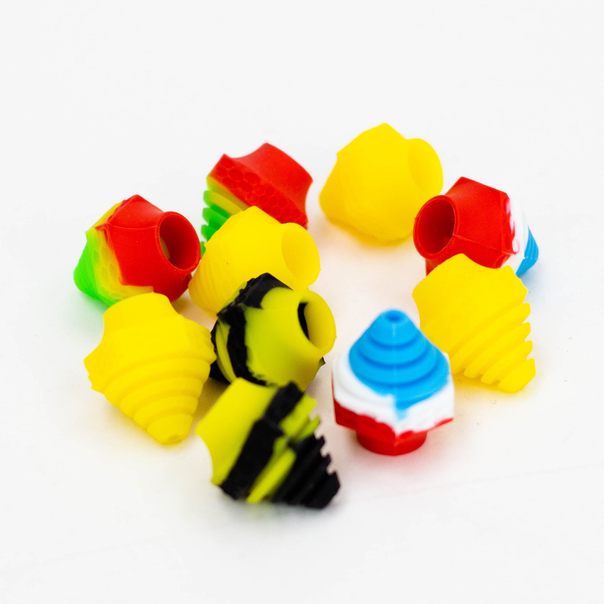 Silicone Cap - Fit For 510 Batteries - Bag of 10 Assorted Colors_0