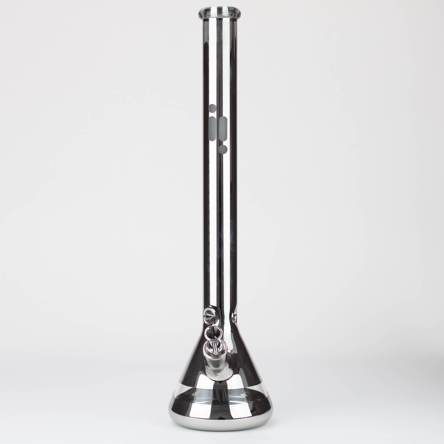 Infyniti | 24"metallic  7mm glass water bong [GP1774]_5