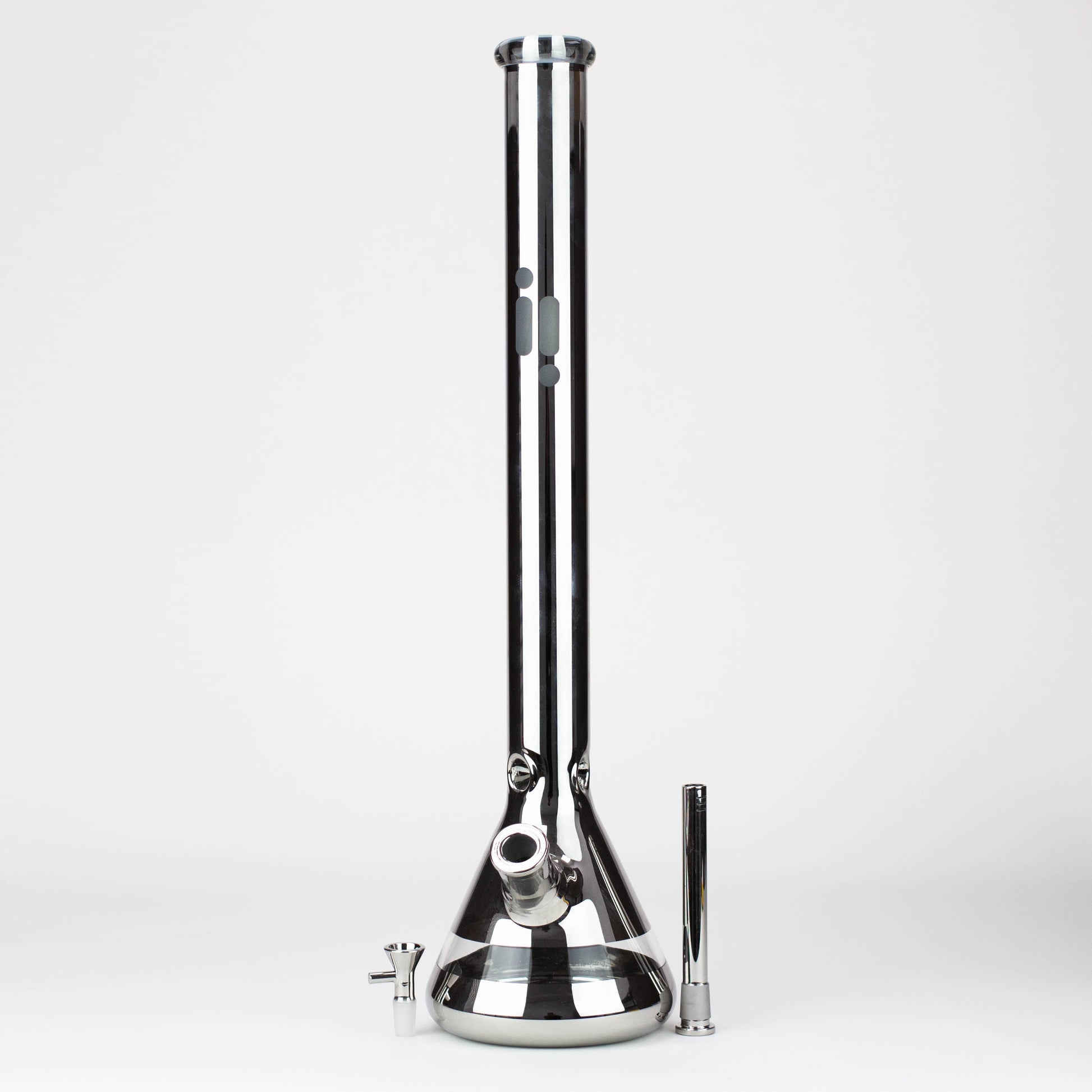 Infyniti | 24"metallic  7mm glass water bong [GP1774]_1