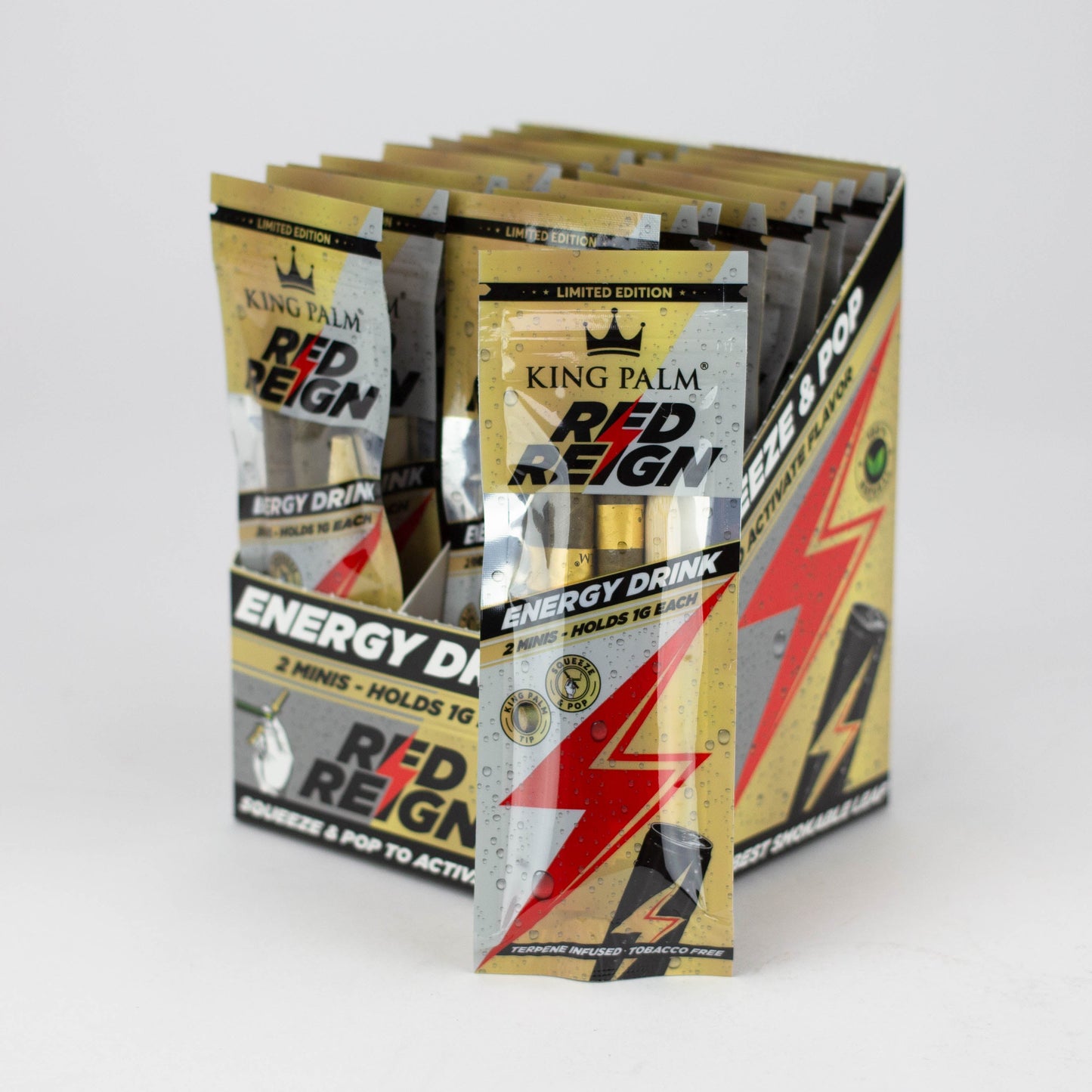 King Palm Hand-Rolled flavor 2 Mini Leaf - 20 packs