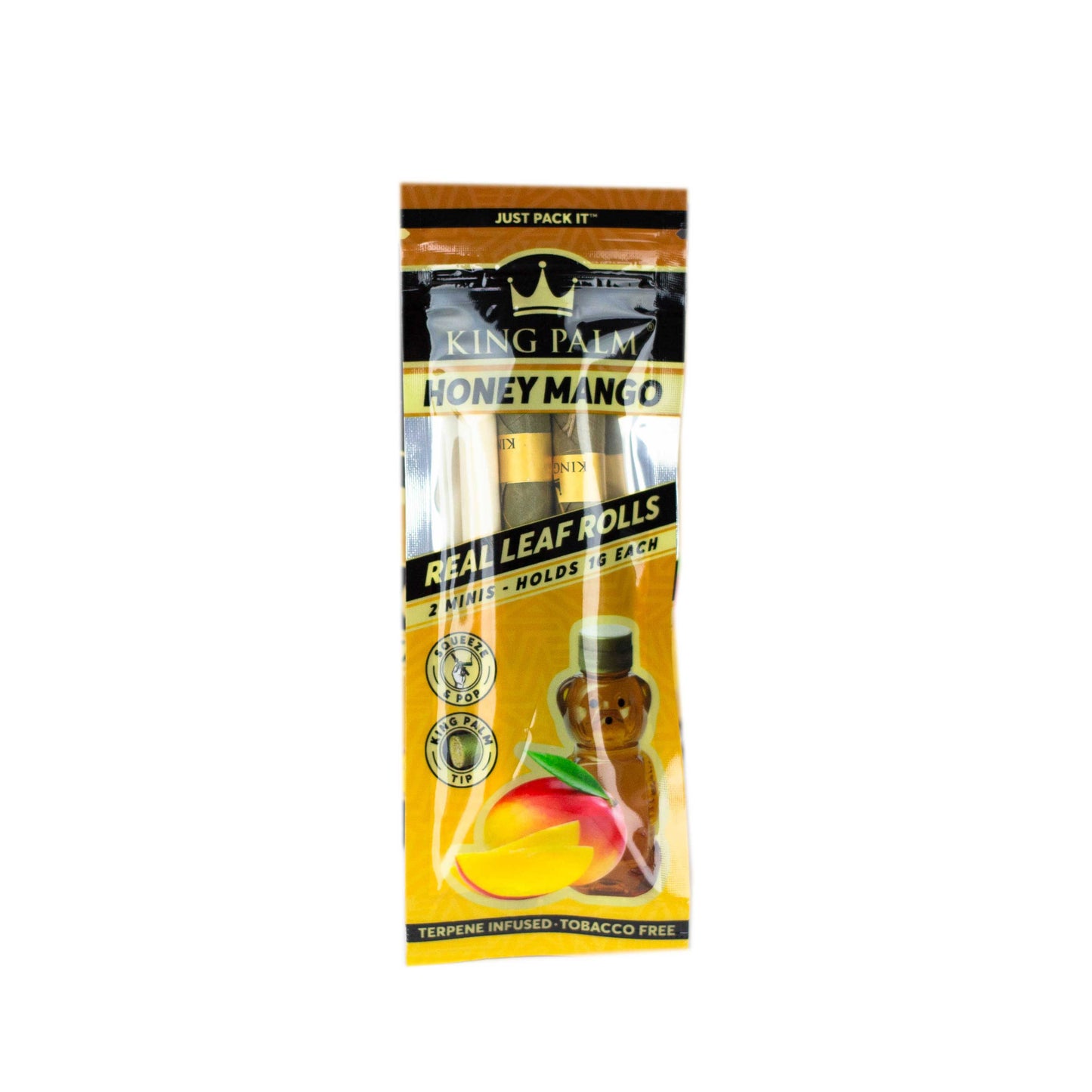 King Palm Hand-Rolled flavor 2 Mini Leaf - 20 packs