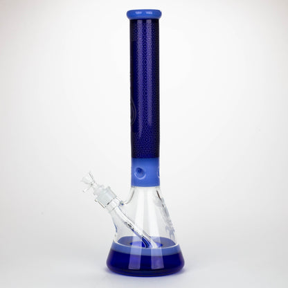 Genie | 17" sandblasted artwork tube 7 mm glass water bong [GB21006]_13