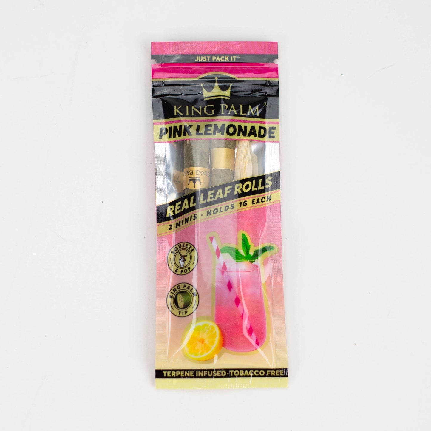 King Palm Hand-Rolled flavor 2 Mini Leaf - 20 packs
