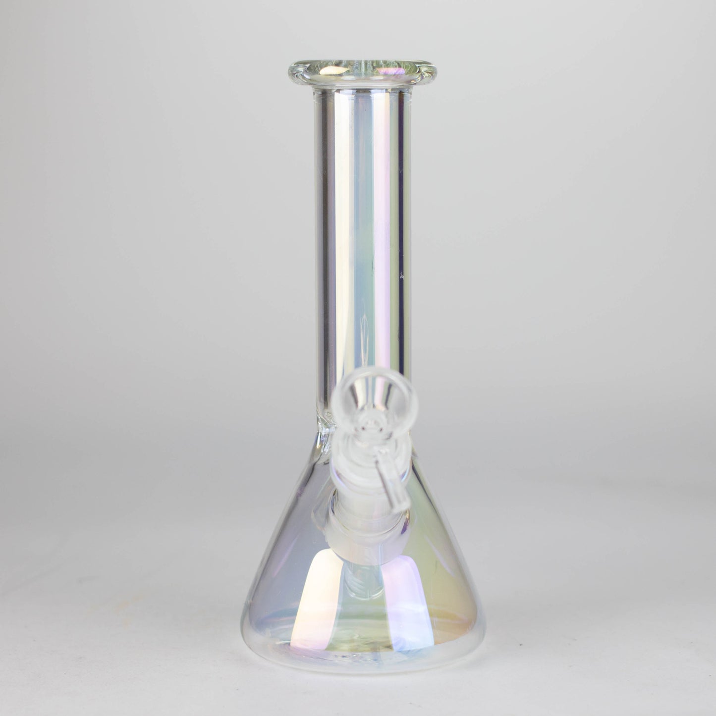 8" Electroplated Beaker Glass bong_2