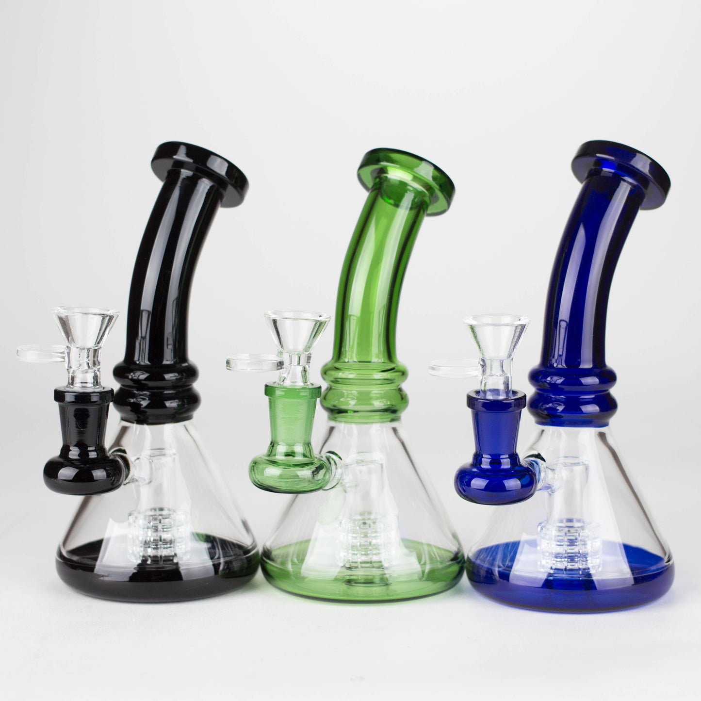 7"  2-in-1 Color accented Rig with perc (Banger and Bowl Included)_5