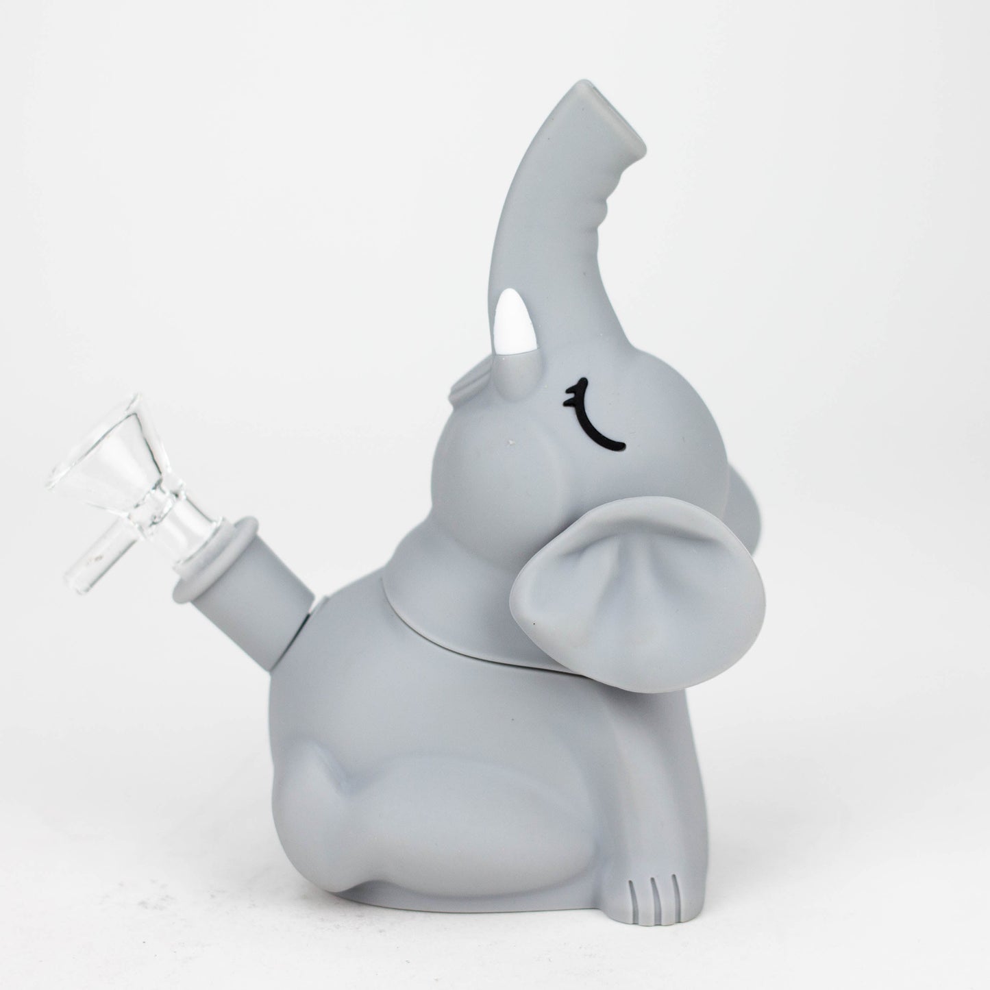6" Elephant silicone water pipe