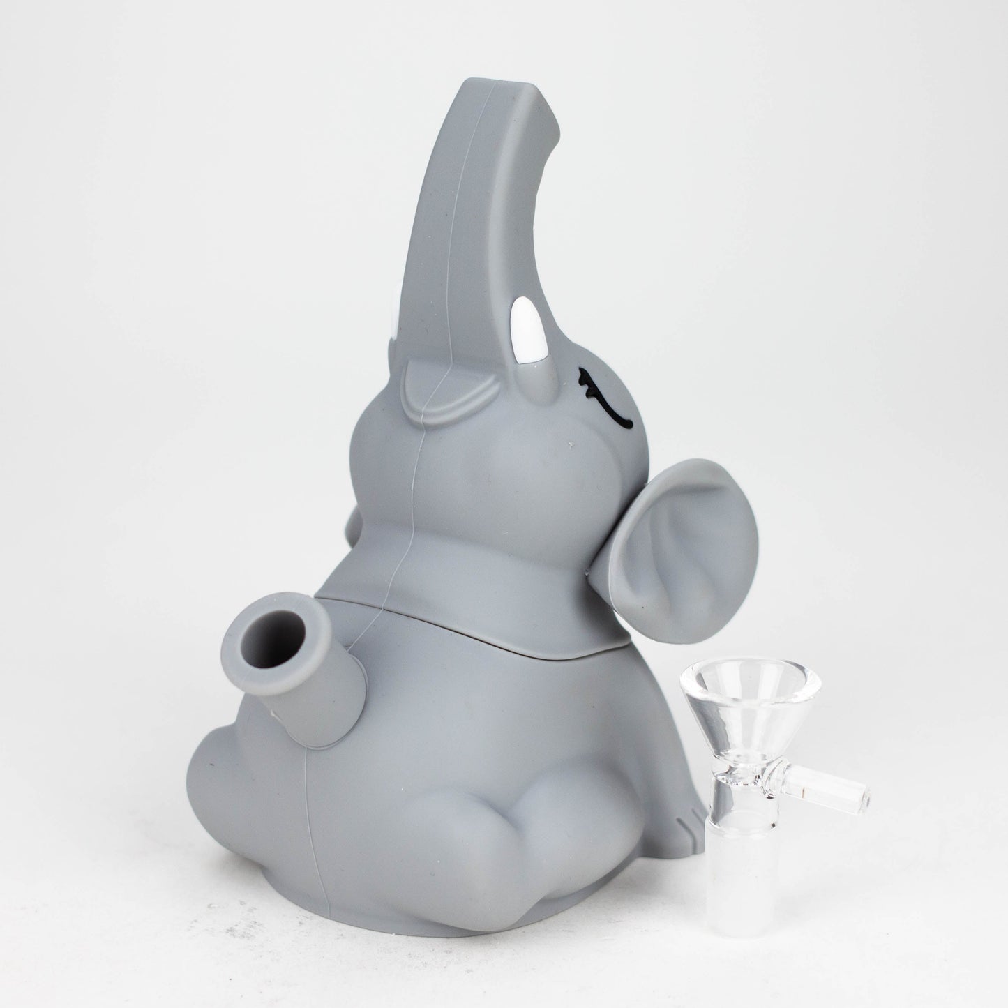 6" Elephant silicone water pipe