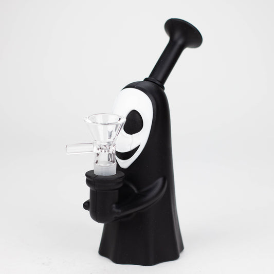 6.5" Ghost Face Water Pipe