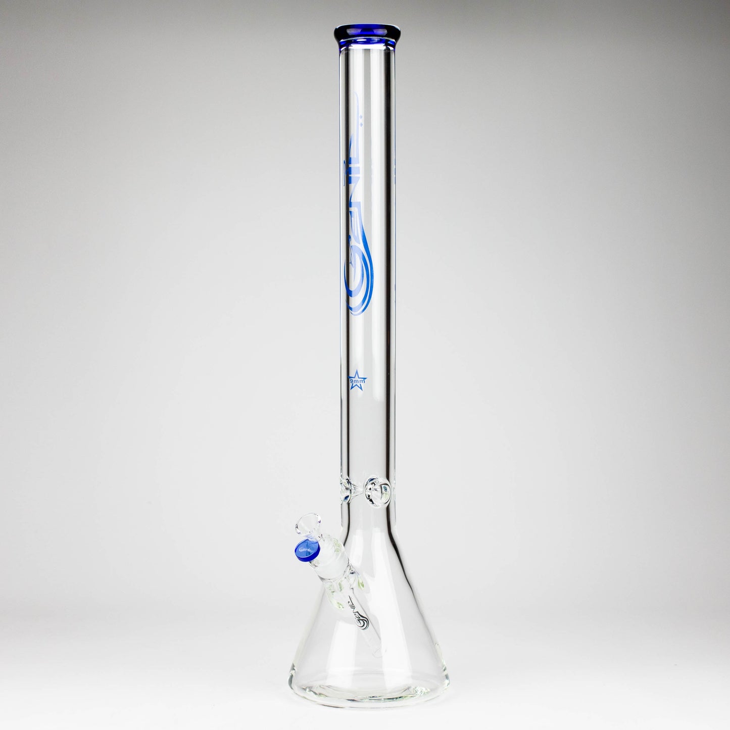 GENIE | 22" 9 mm Beaker Glass Bong [GE1003]