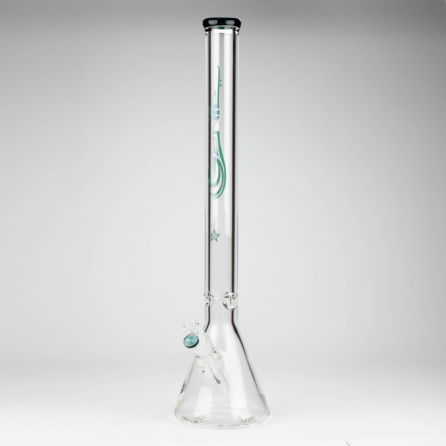 GENIE | 22" 9 mm Beaker Glass Bong [GE1003]