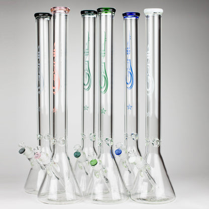 GENIE | 22" 9 mm Beaker Glass Bong [GE1003]