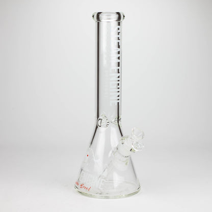 Steam Engine™ | 14 Inch 7mm glass bong with stickers by golden crown_7