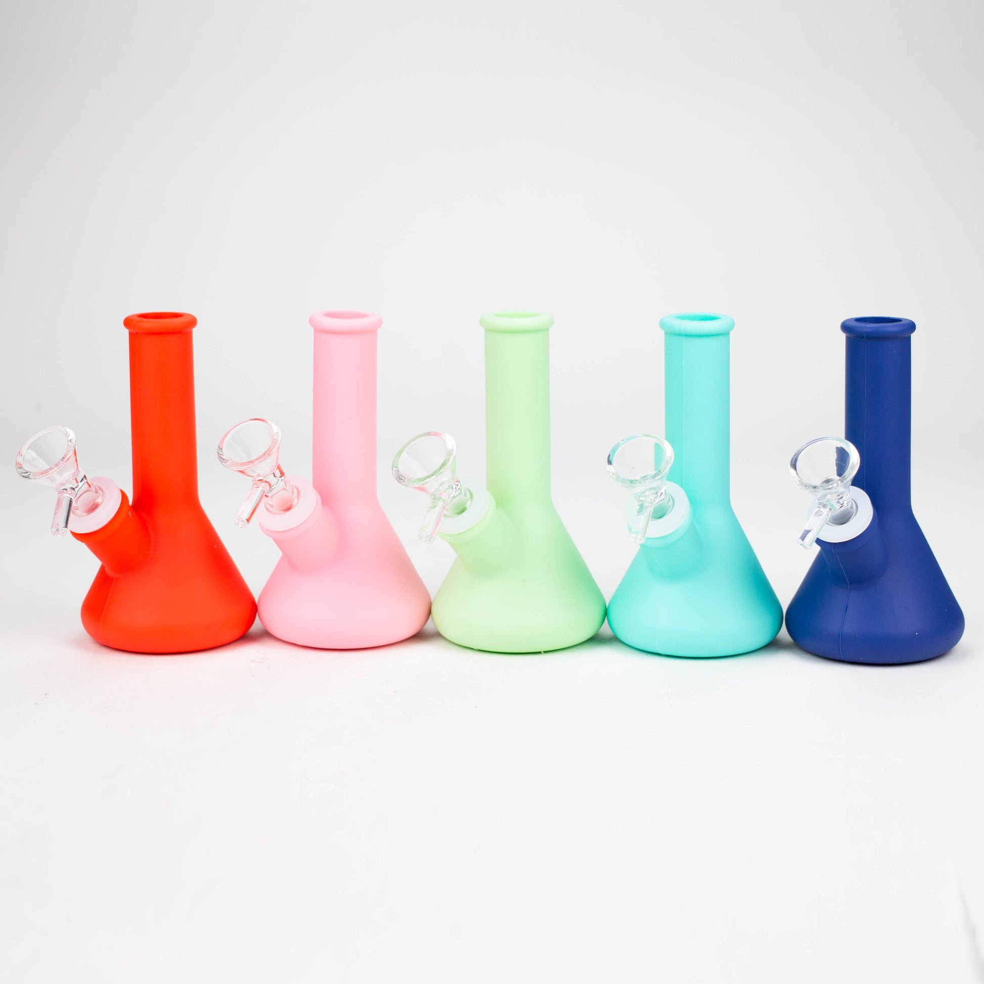 4" Mini Silicone Bong - Assorted [183B]_0