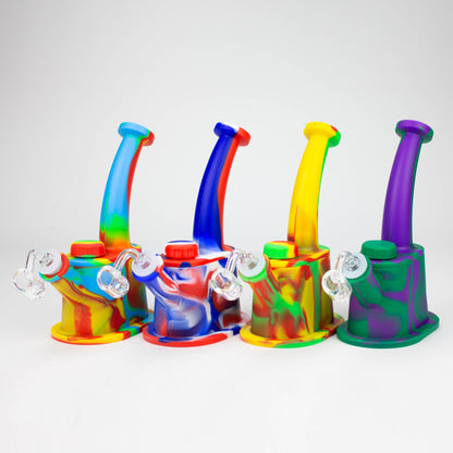 8.8" Silicone Flat bottom Rig-Assorted