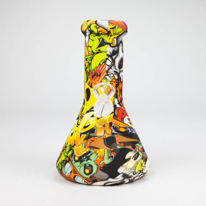8" Big Beaker base Silicone Bong - Assorted