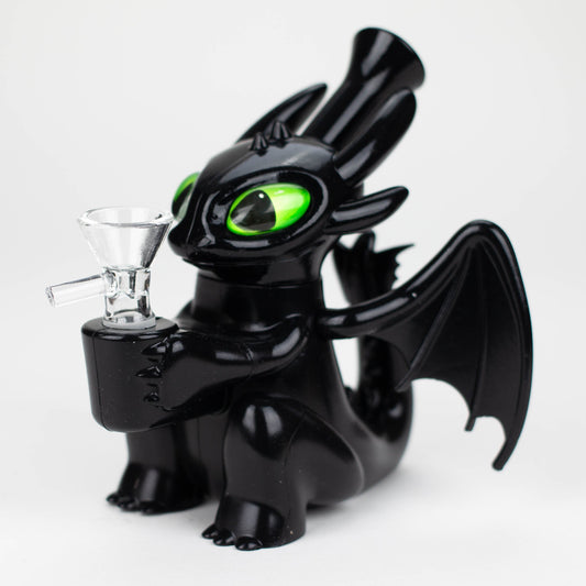 5.5" Black Dragon Water Pipe