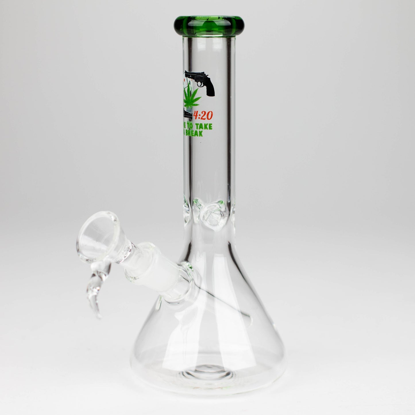 7" Zoom Glass Bong with Bowl