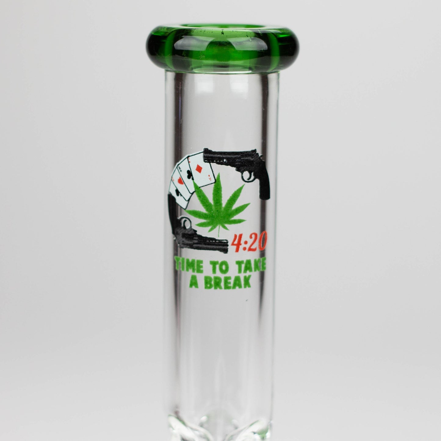 7" Zoom Glass Bong with Bowl