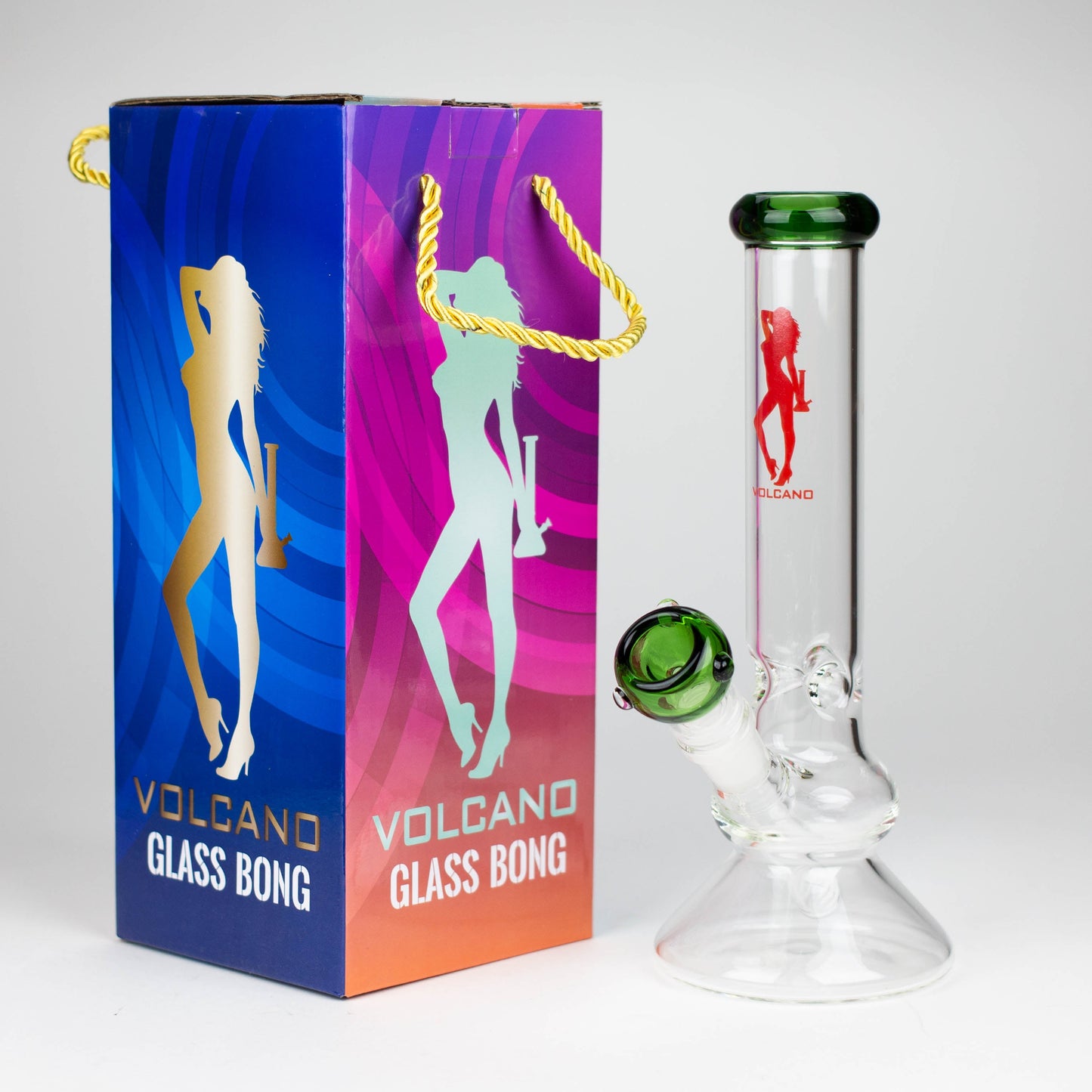 Volcano | 10" Glass Bong with Bowl