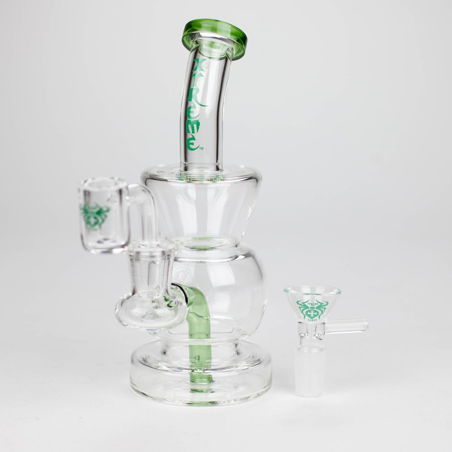 Xtreme | 6.7" Glass 2-in-1 bubbler [DCK006]_10