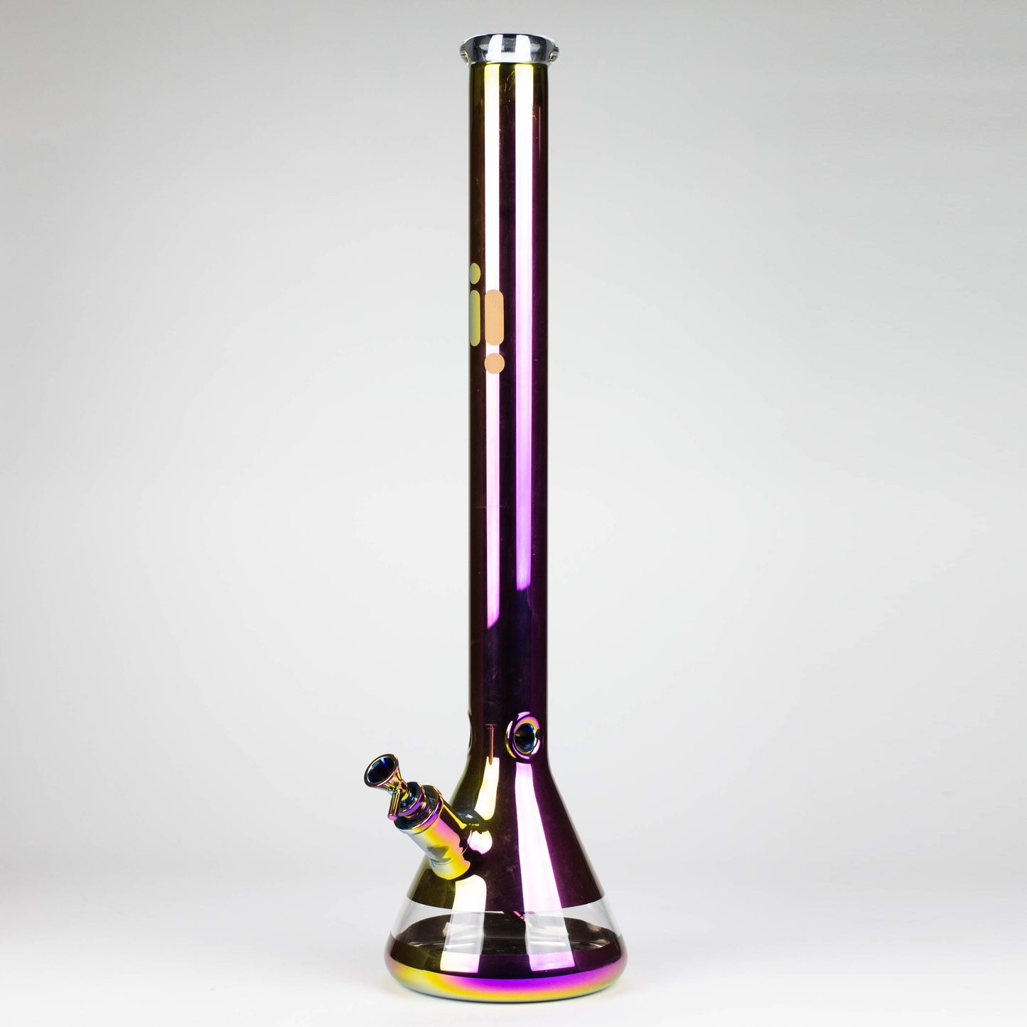 Infyniti | 24"metallic  7mm glass water bong [GP1774]_4