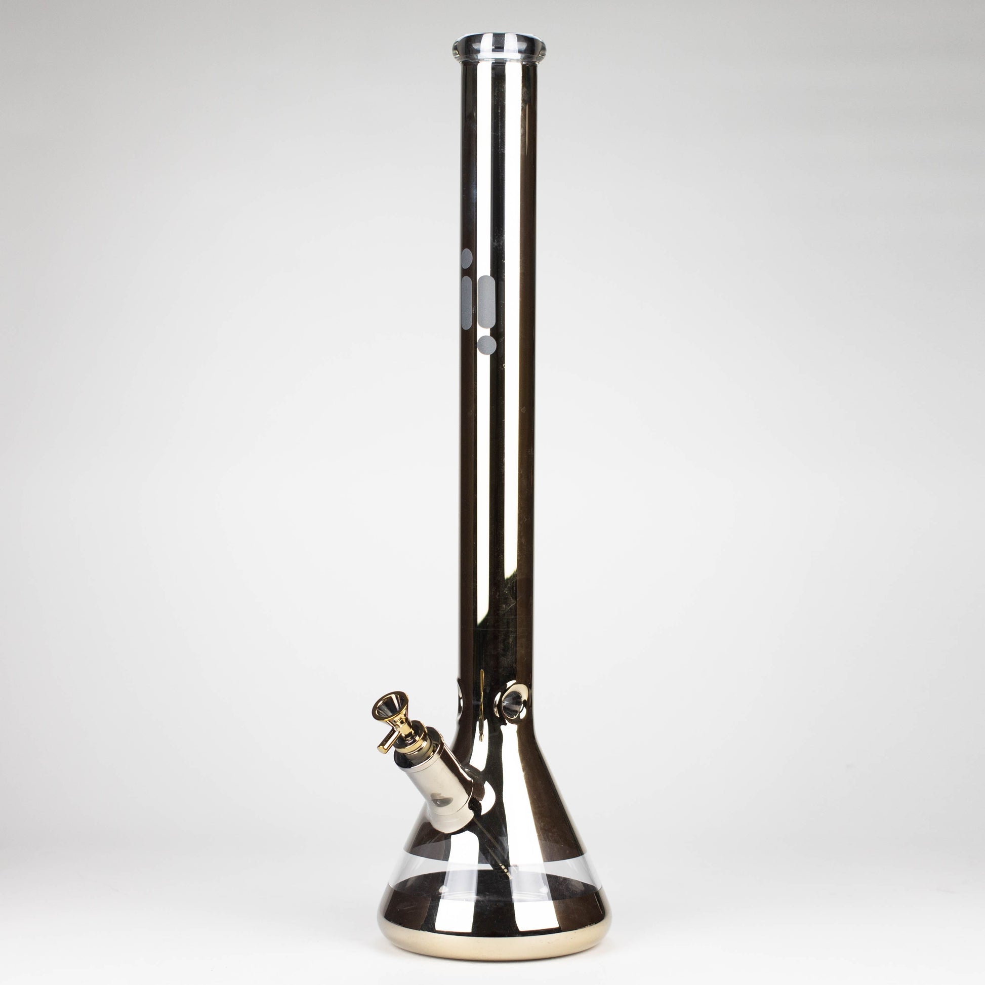 Infyniti | 24"metallic  7mm glass water bong [GP1774]_3