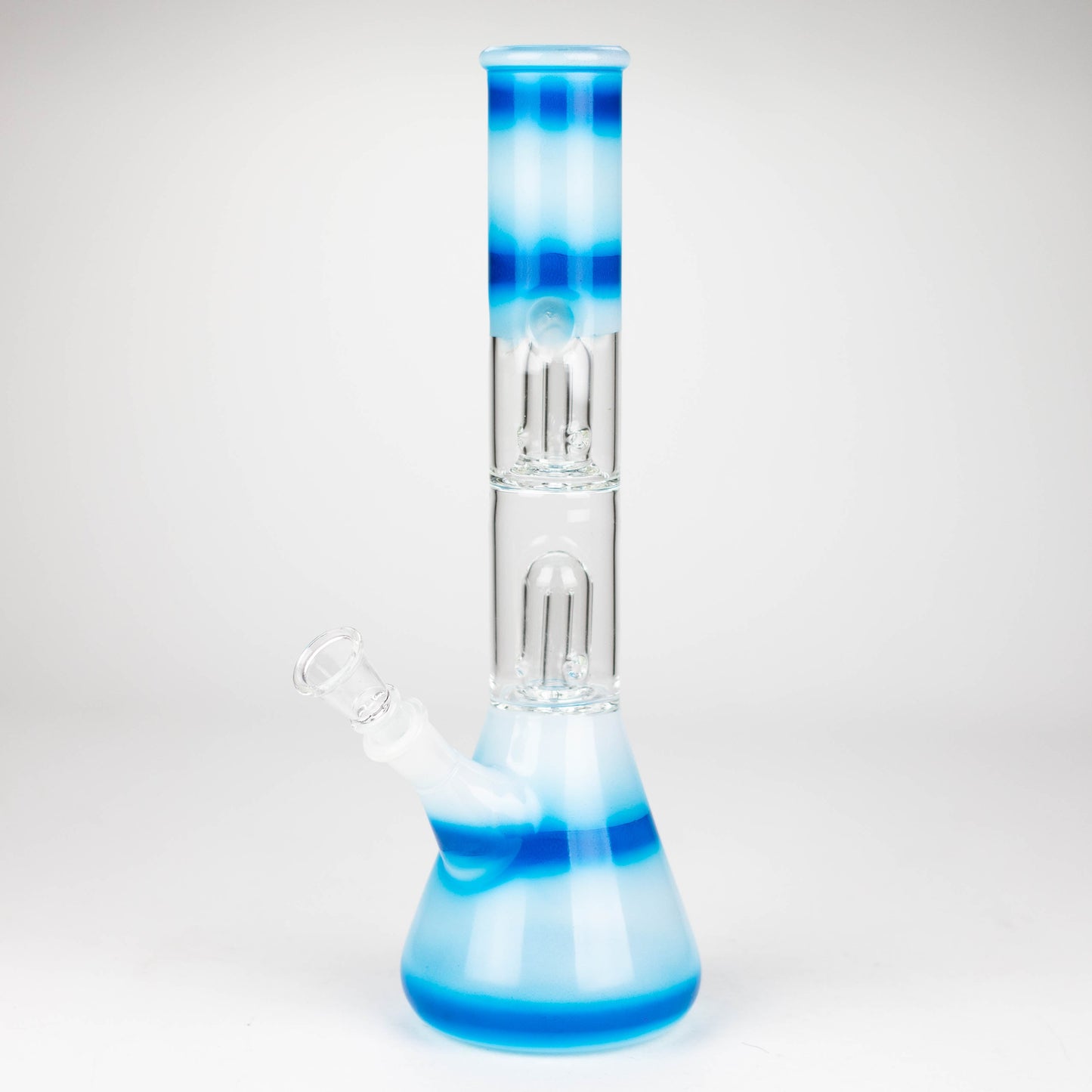 12" Double Dome Percolator glass bong-Assorted designs_1