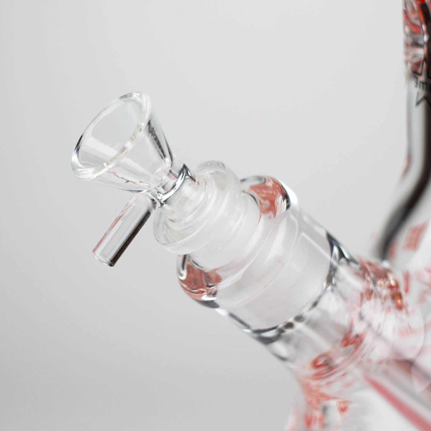 14" Cartoon Glow 9 mm glass bong