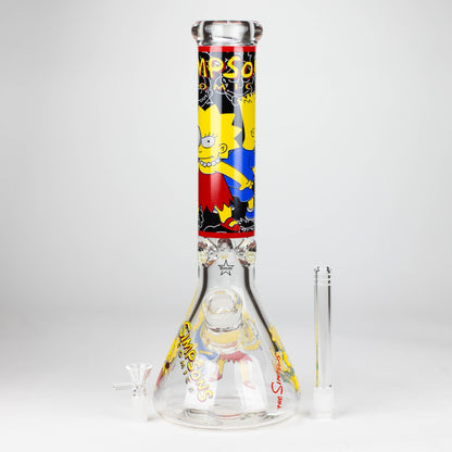 14" Cartoon 9 mm glass bong [PIP836]_4