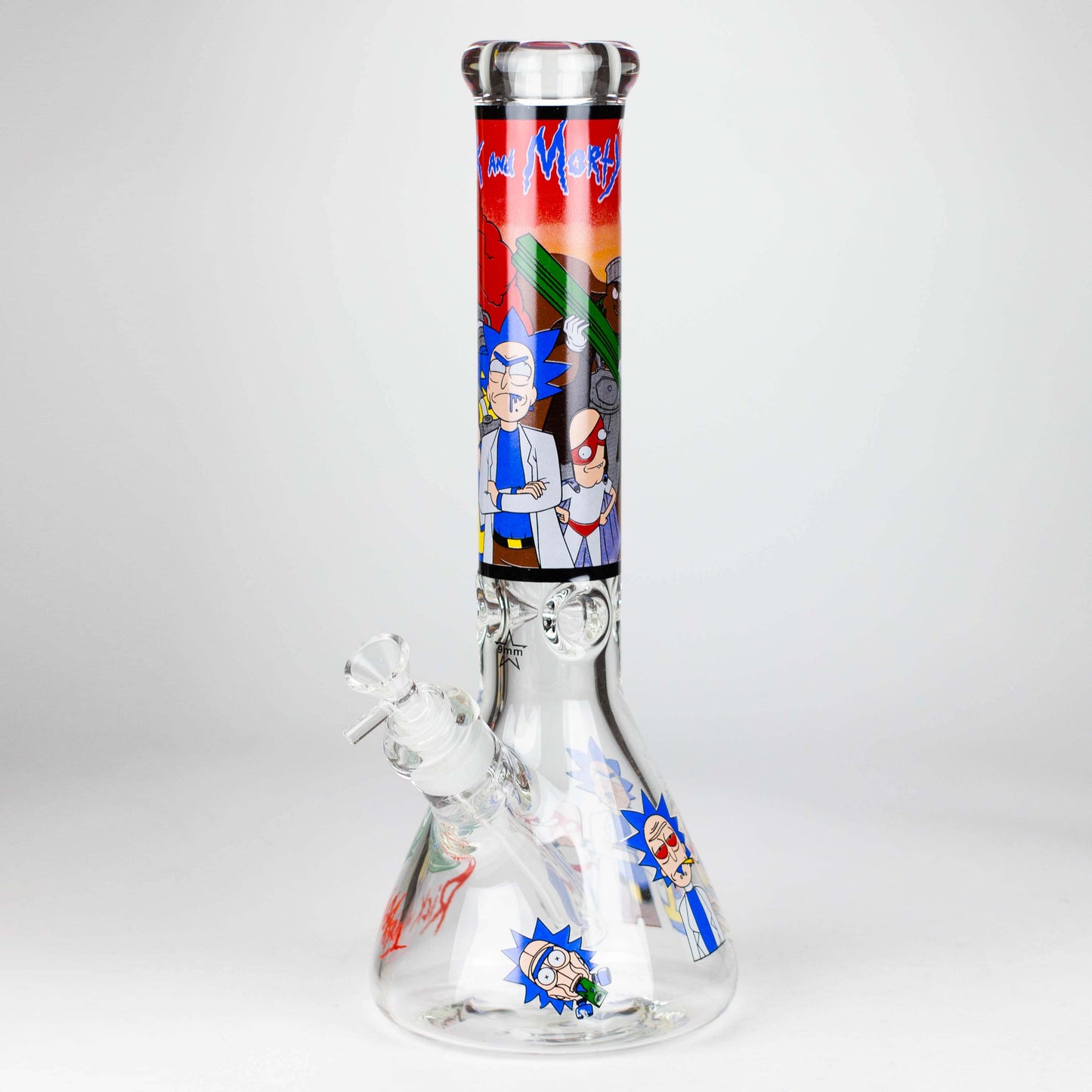 14" Cartoon 9 mm glass bong [PIP836]_6