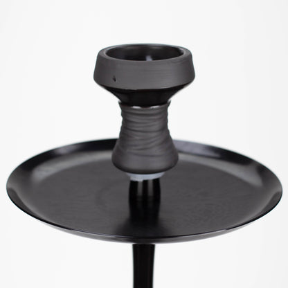 Genie | 22.5″ Aluminum Hookah with Diffuser,Tray, and Soft Touch Silicone Hose [SS-04]_1