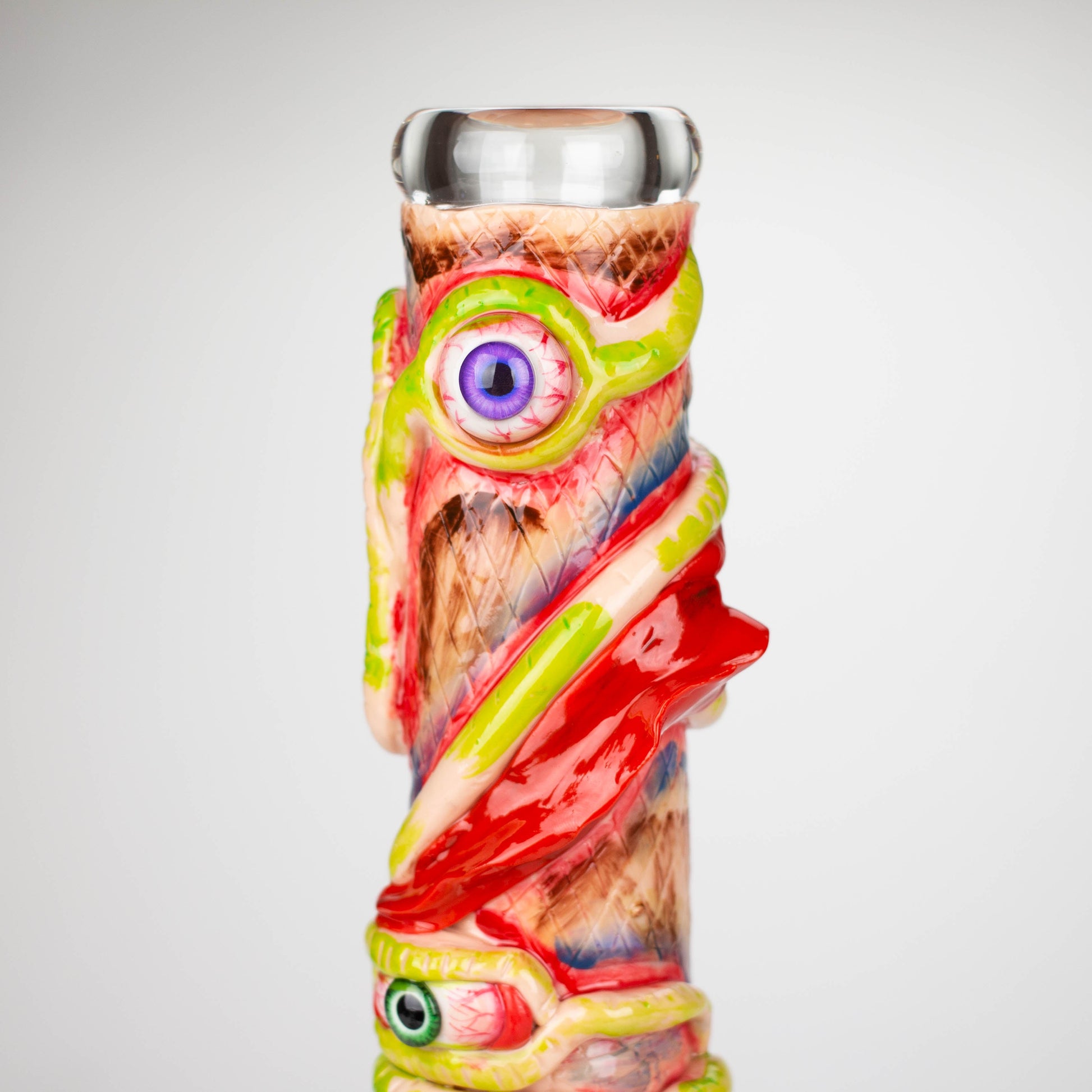 13" Resin 3D artwork 7mm glass beaker water bong [DY525]_3