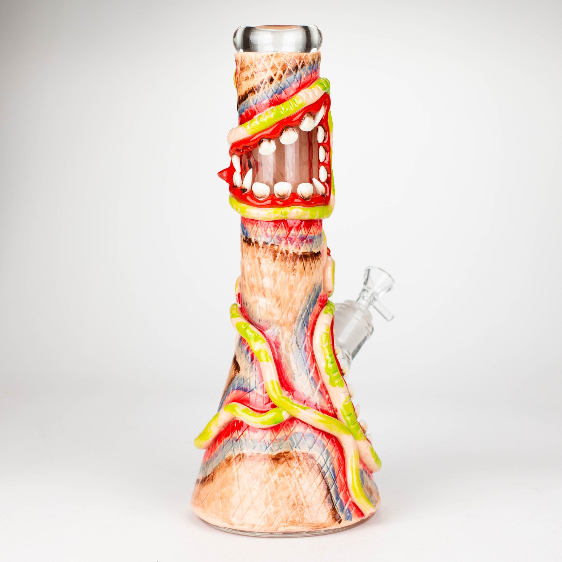 13" Resin 3D artwork 7mm glass beaker water bong [DY525]_6