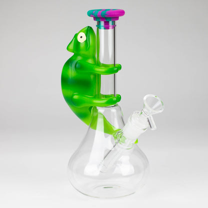 8.5" chameleon glass beaker water pipe_0