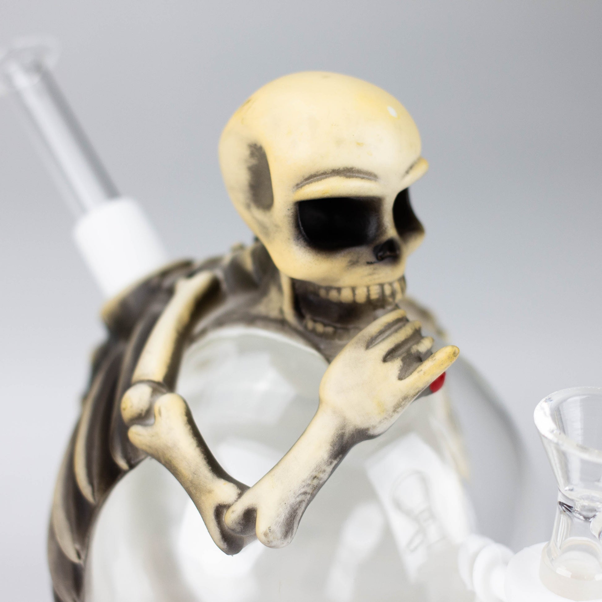 5.8" Resin Skull man Water pipe_3