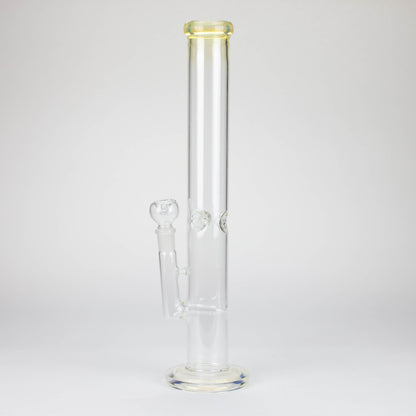 16"  straight glass tube water bong_1