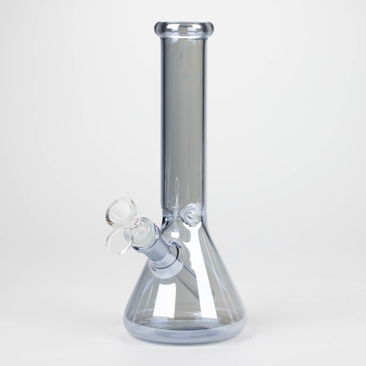 10" Solid Color Eletroplate Glass Beaker Bong_5