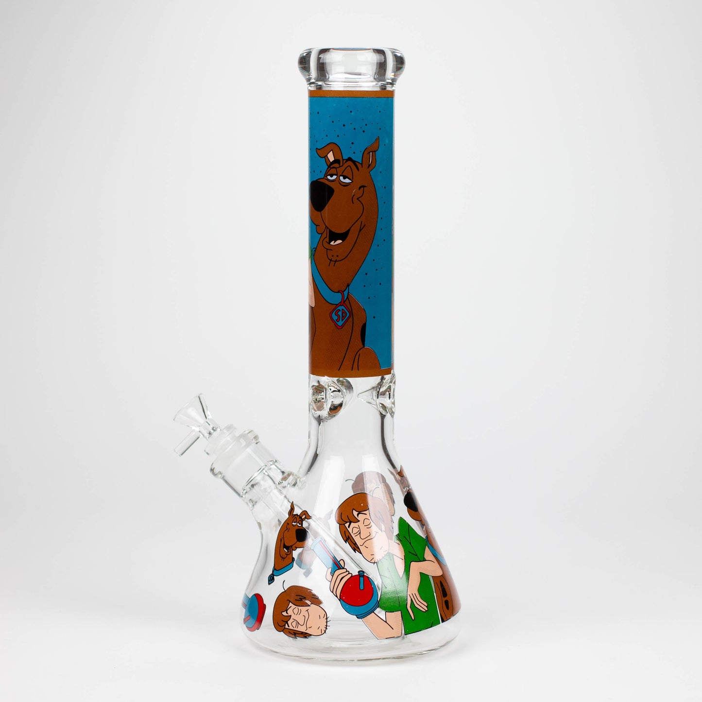 14" SD Cartoon 9mm glass water bong [GBT2112]_6