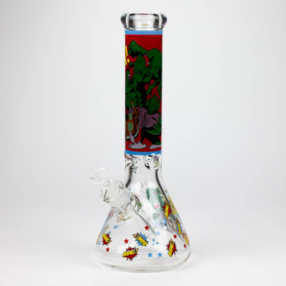 14" SD Cartoon 9mm glass water bong [GBT2112]_12