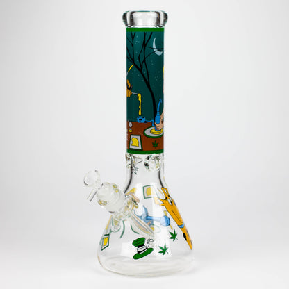 14" SD Cartoon 9mm glass water bong [GBT2112]_3