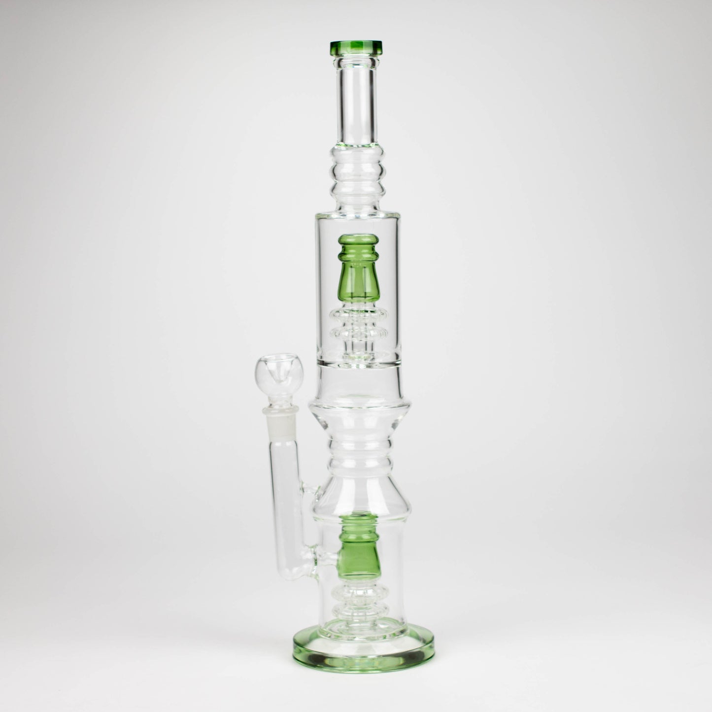 18" Glass water bong with Percolator and Diffuser_8