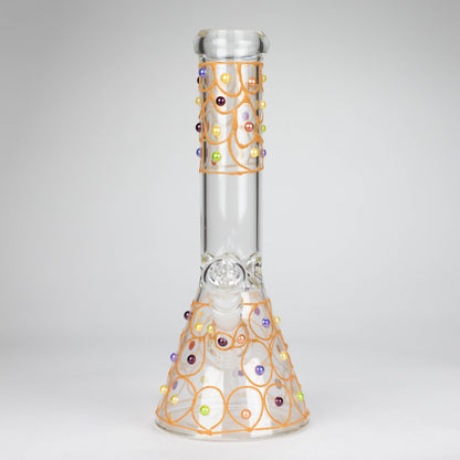 12" Royal conical hand crafted glass water bong_2