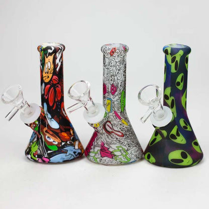 Fortune | 5" Hydrographic Silicone Bong-Assorted