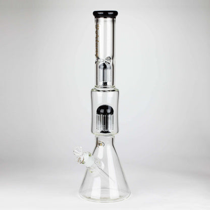 Fortune | 18" Double Tree Perc Beaker Bong Assorted Colour