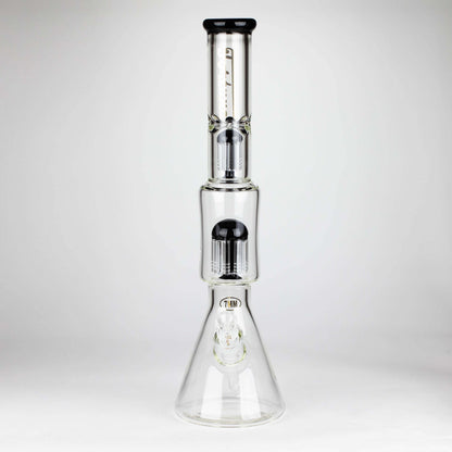 Fortune | 18" Double Tree Perc Beaker Bong Assorted Colour