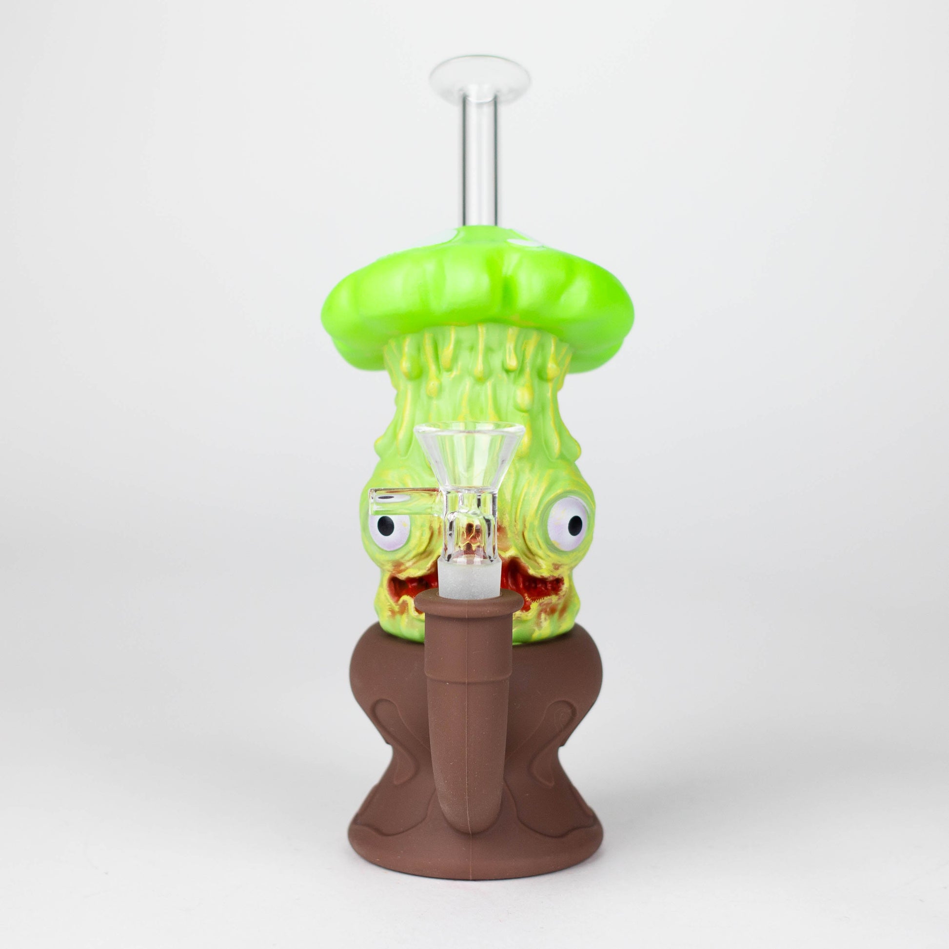 7.8" Vinyl Mushroom Monster Water Pipe_3