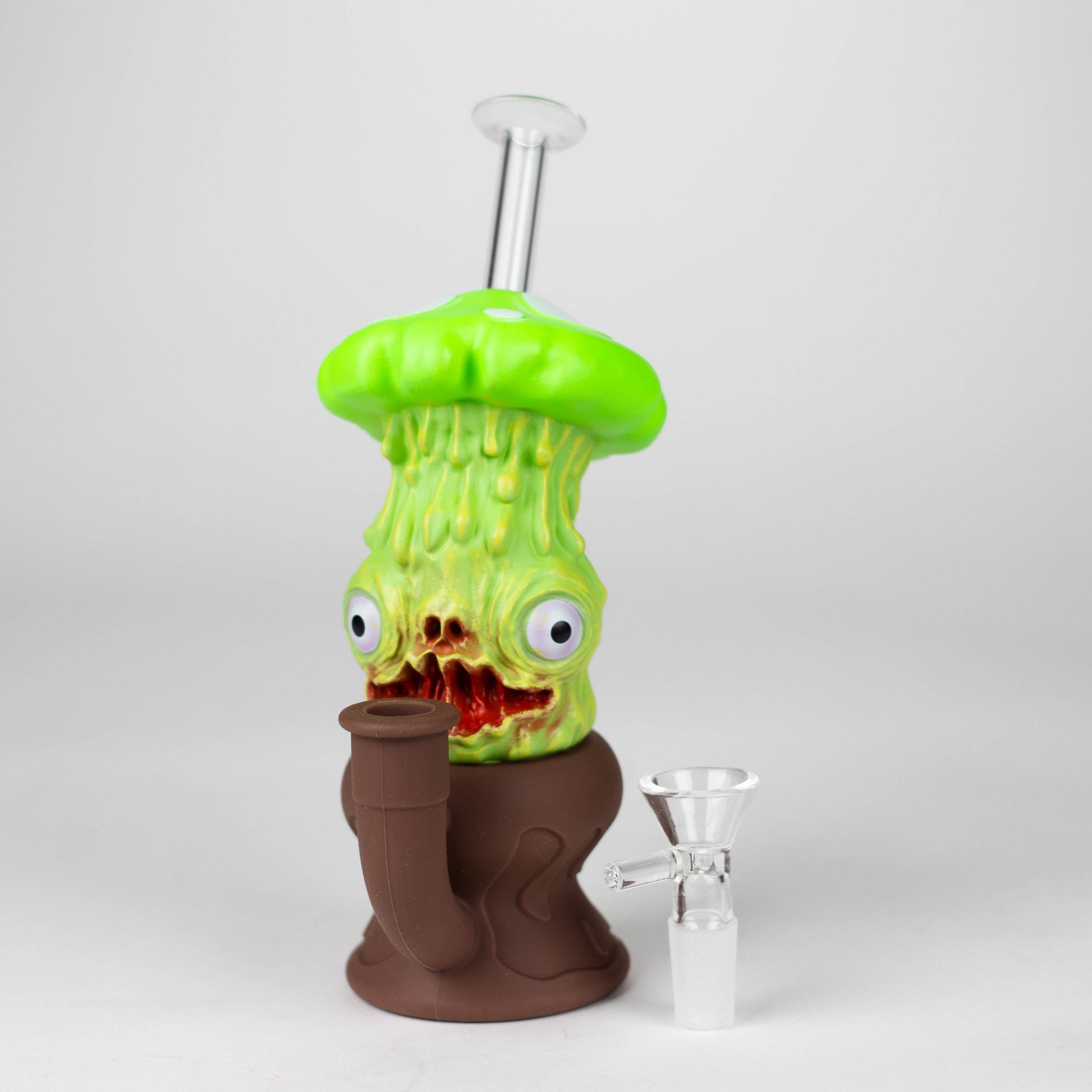 7.8" Vinyl Mushroom Monster Water Pipe_5