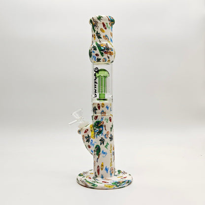 Fortune | 12.5" Silicone Hydrographic Tree Perc Waterpipe_1