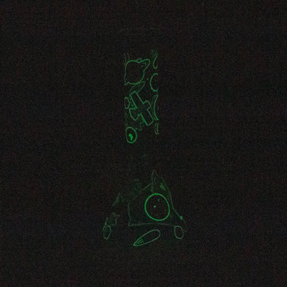 10" Glass Bong With The Astronaut Design